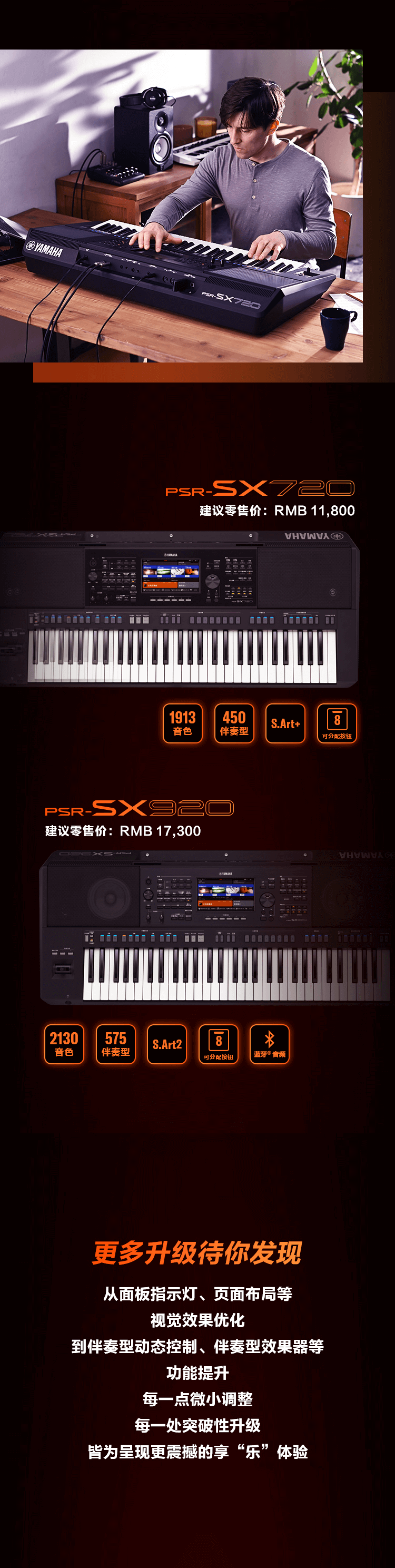 PSR-SX新品上市︱革新之作！开启中国音乐人创意之路